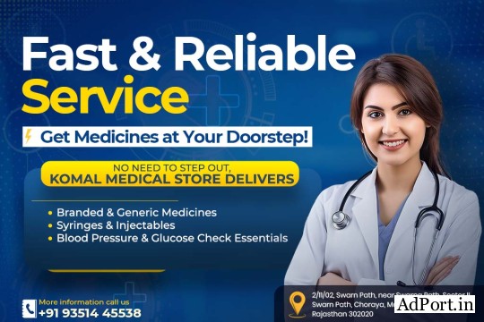 Your nearest medical shop in Mansarovar always caring for your health and needs