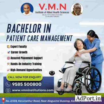 Best College for Patient Care Management in Madurai | V.M.N. Institute