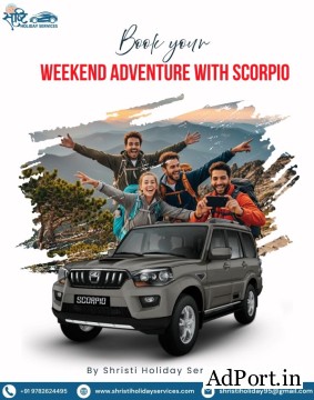 Scorpio Car Rental Jaipur | shristiholidayservices.com