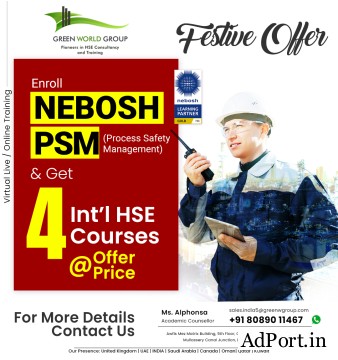 Festive Offers on NEBOSH PSM Course in Kochi