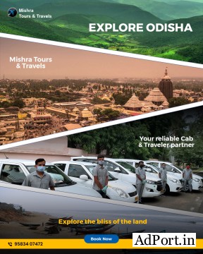 Book your favorite places to visit near Bhubaneswar airport from Mishra Tours & Travels