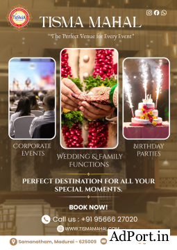 Best Marriage Hall in Madurai for Every Celebration
