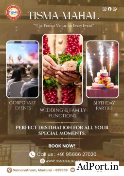 Best Marriage Hall in Madurai for Every Celebration
