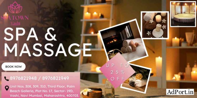 Spa Town Vashi Expert Massage spa Therapies 8976821949 
