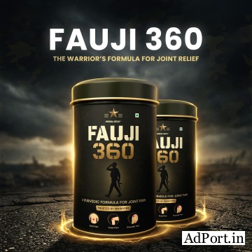 Herbal Deck Fauji 360 Ayurvedic Pain Relief Powder for Joint & Muscle Pain