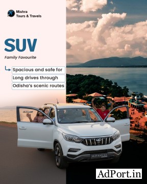 Bhubaneswar airport to Puri car rental service at Odisha Travels
