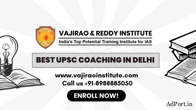 Best UPSC Coaching in Delhi for English Medium- Vajirao and Reddy Institute