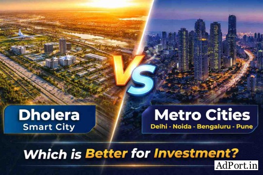 Dholera Smart City vs Traditional Metro Real Estate for Future Investors