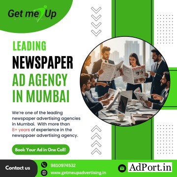Trusted Newspaper Ad Agency in Mumbai Get Me Up Advertising