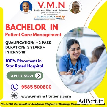 Premium College for Patient Care Management in Madurai | V.M.N. Institute