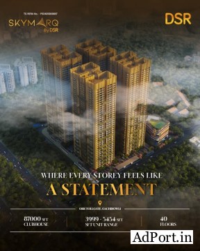 4bhk flats in gachibowli | DSR Skymarq