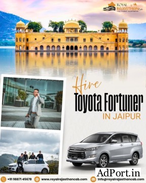 Toyota Fortuner Rental in Jaipur for Outstation & Weddings