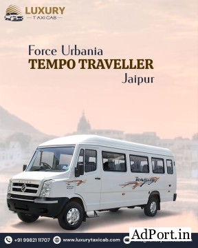 Book Force Urbania Tempo Traveller in Jaipur Today
