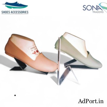 Acrylic Side Angle Shoe Display Stand 
