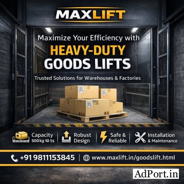 Goods Lift Manufacturers in Delhi NCR | Max Elevator