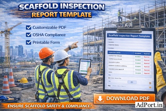 Scaffold Inspection Report Template