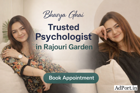 Expert Psychologist in Rajouri Garden for Stress & Anxiety | Bhavya Ghai