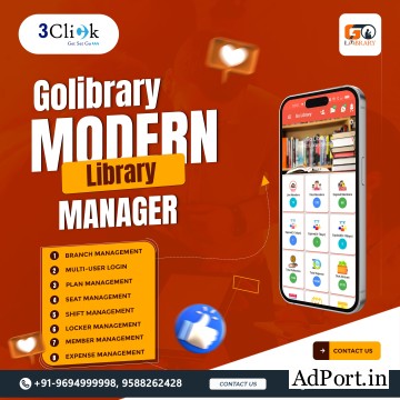 Golibrary Digital Library Management App with Smart Seat Management