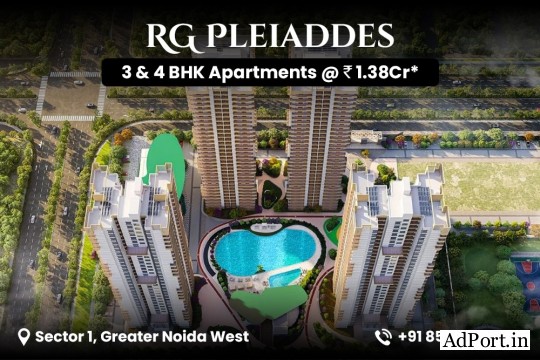 RG Pleiaddes Sector 1 Greater Noida West 3& 4 BHK Luxury Apartment