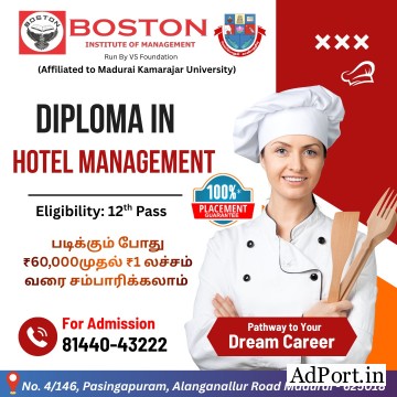 Best Hotel Management Diploma in Madurai Boston College