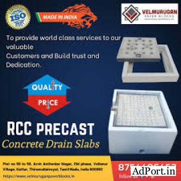Precast RCC Drain Cover Slab Manufacturer in Kanchipuram