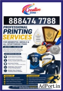 High-Quality Printing & Premium Finish | Memento | Medal | Creative Zone | 488