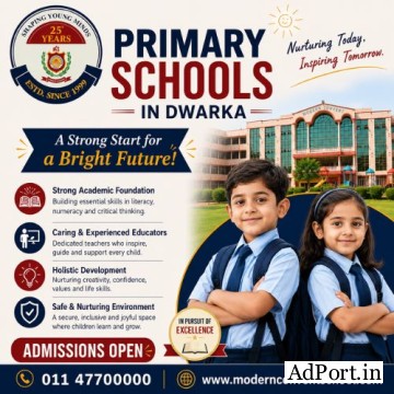 Primary Schools in Dwarka - Modern Convent School