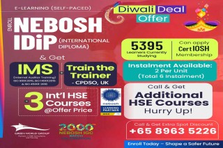 Diwali Offers on NEBOSH International Diploma in Selangor