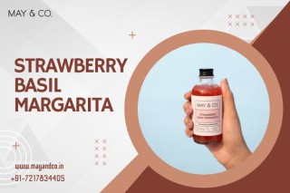 Strawberry Basil Margarita for Parties 