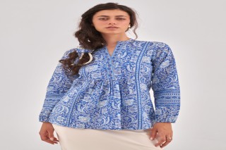 Refresh Your Closet with Chic and Comfortable Printed A-Line Top Today