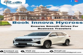 Innova Hycross Car Rental Jaipur | shristiholidayservices.com