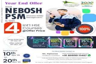 NEBOSH PSM Course Training in Kochi