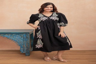 Buy Embroidery Midi Dress Online with Stylish Designs for Every Celebration