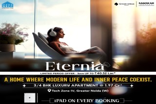 3 BHK Apartment in Techzone 4 Greater Noida - Eternia Residences