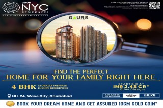 Gaur NYC Residences Wave City - 4 BHK Apartment