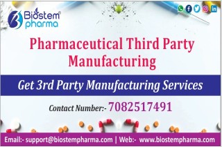 Pharmaceutical third party Manufacturing