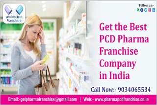 Get the Best PCD Pharma Franchise Company in India