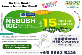 NEBOSH IGC Sunday Batch Enrol Now 