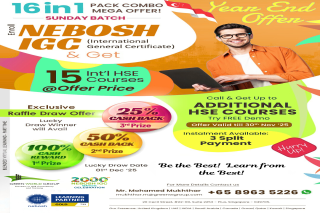 Nebosh IGC course offer fees in Singapore