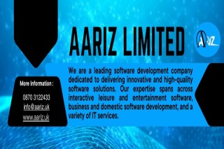 AARIZ Limited Innovating Software Solutions for Business Success.