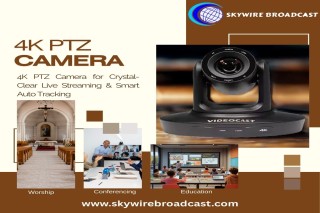 Best affordable 4k PTZ camera for live Streaming in India