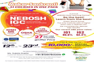 Makar Sankranti Offer on NEBOSH IGC Course in Delhi 