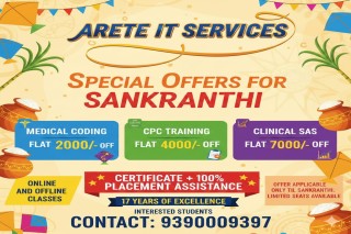 Sankranthi Special Offer on Medical Coding, CPC & Clinical SAS 