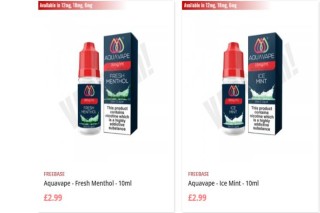 Buy AquaVape E-Liquid Flavours pound 3 - Vapeaah UK