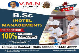 Best Hotel Management Diploma Course in Madurai V.M.N Institute