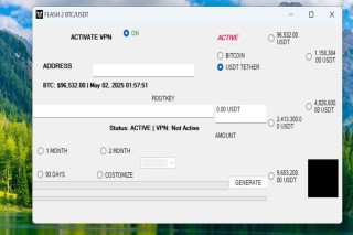 Bitcoin flash sender