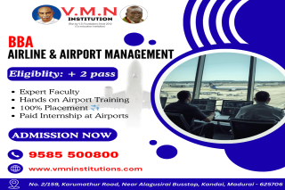 Best Career Focused BBA in Airline and Airport Management Madurai