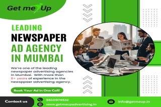 Trusted Newspaper Ad Agency in Mumbai Get Me Up Advertising