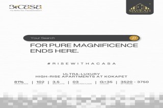 3.5bhk kokapet high rise apartments|Simchah Acasa
