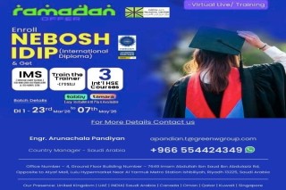 NEBOSH IDIP Training in Dammam | Ramadan Offers